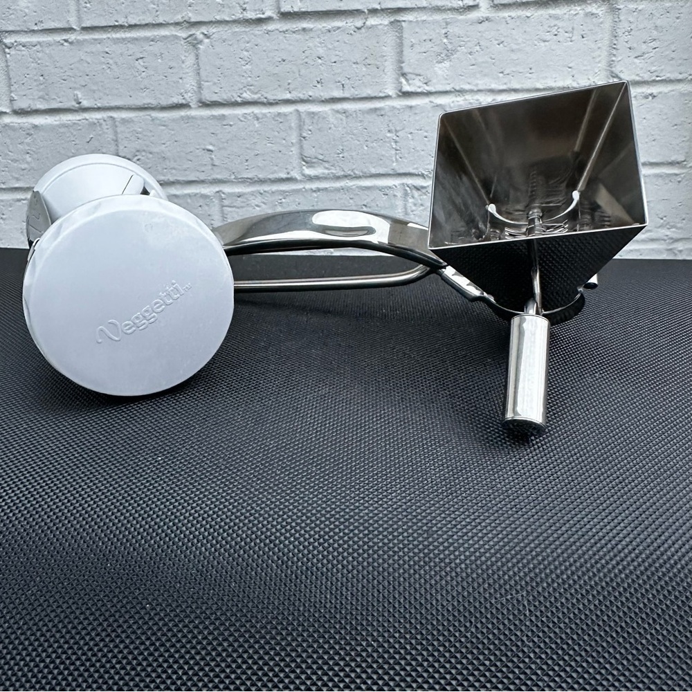 Kitchen Tools Stainless Steel Cheese/Herb Grater & White Veggeti Spiral slicer